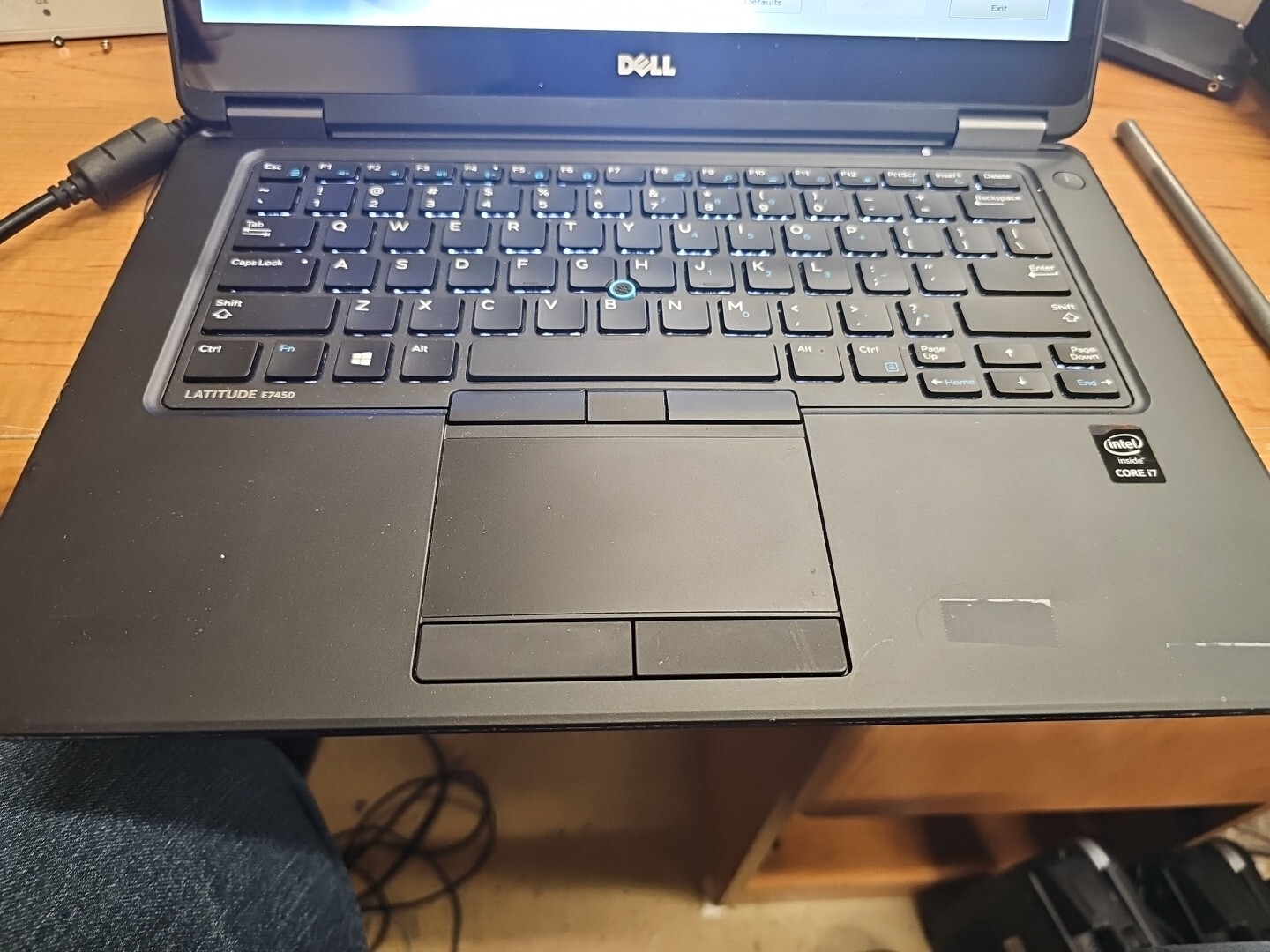 DELL Latitude E7450 14″ Intel Core i7-5600U 2.60GHz 8GB 256gb Bad Lcd Excel Batt