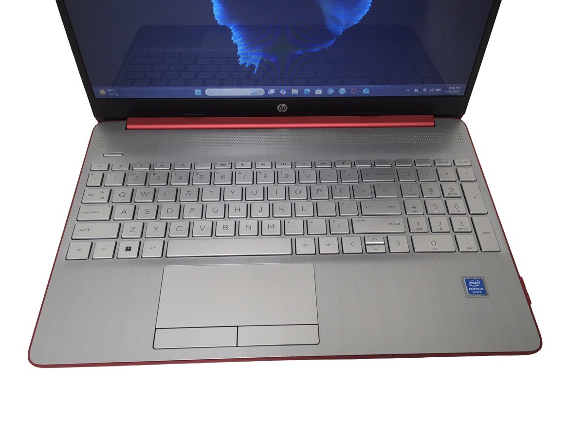 P 15-DW0083WM 15.6″ LAPTOP INTEL PENTIUM R 4GB RAM 128GB SSD RED WIN (EPJ033498)