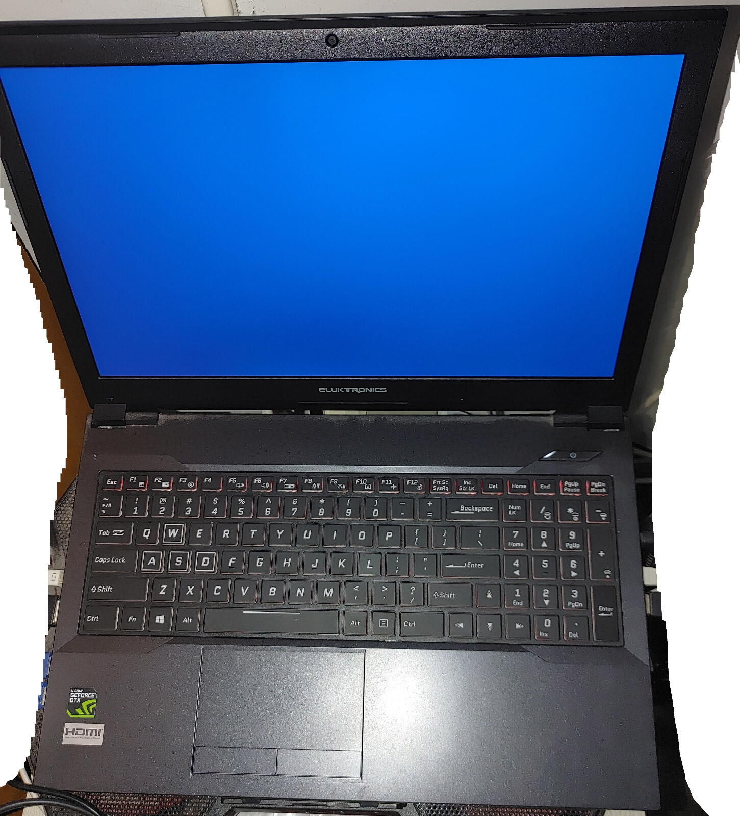 Eluktronics NB50TK1 i7-8700 nvidia 1050 ti 32gb RAM 1TB NVME 15.6 Display rare