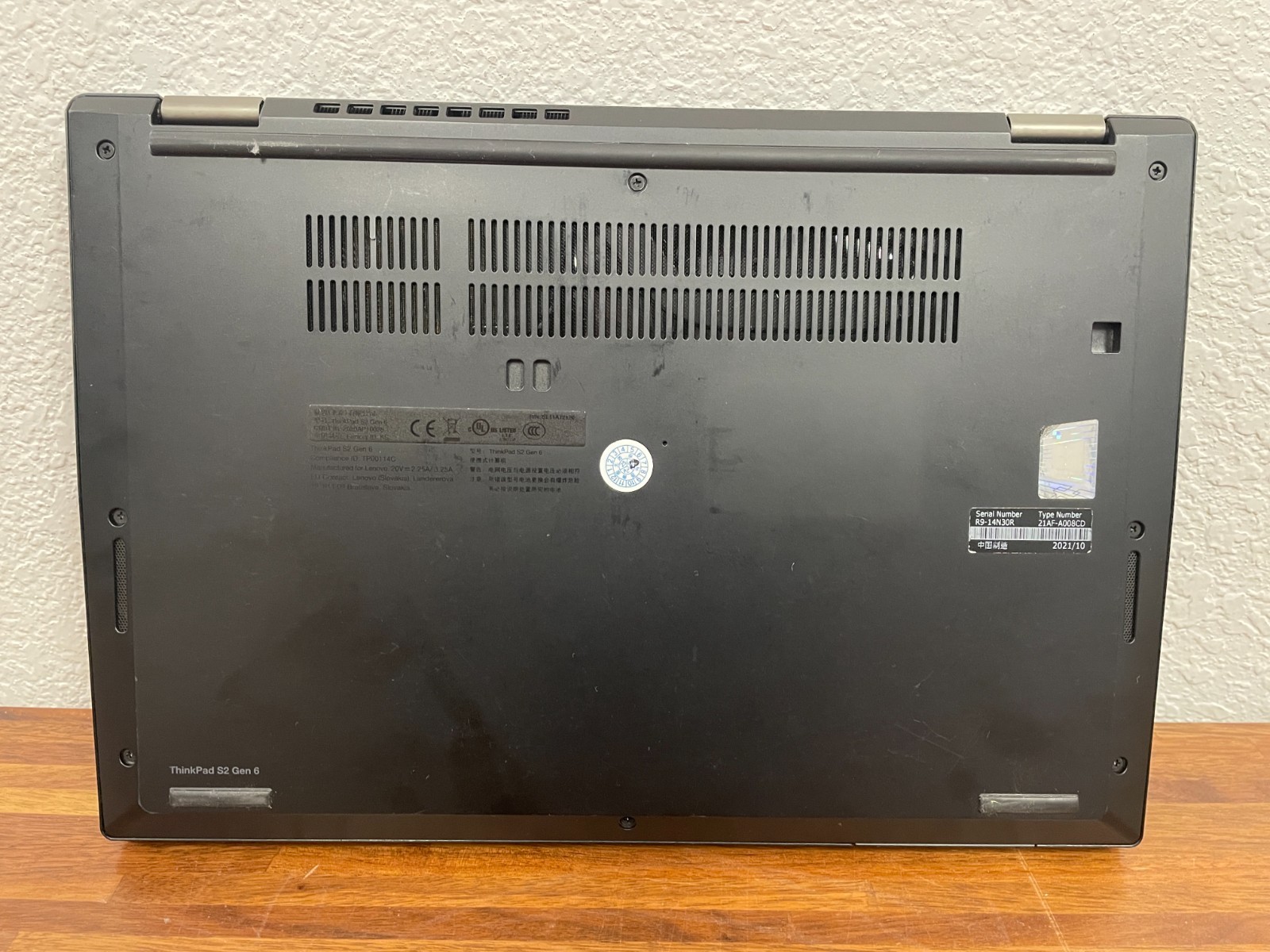 Lenovo ThinkPad S2 Gen 6 13″ Ryzen 5 5650U 16GB RAM 512GB SSD Win 11 Pro