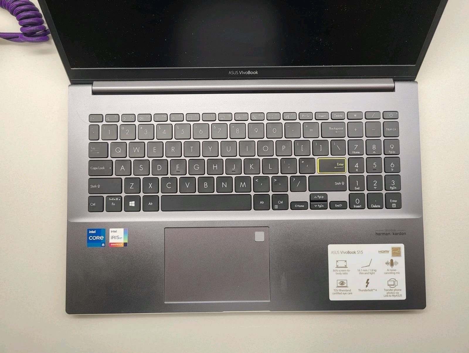 ASUS Vivobook Laptop X521EA_5533EA S15 Intel Core i5 2.4GHz 8GB RAM 512GB SSD