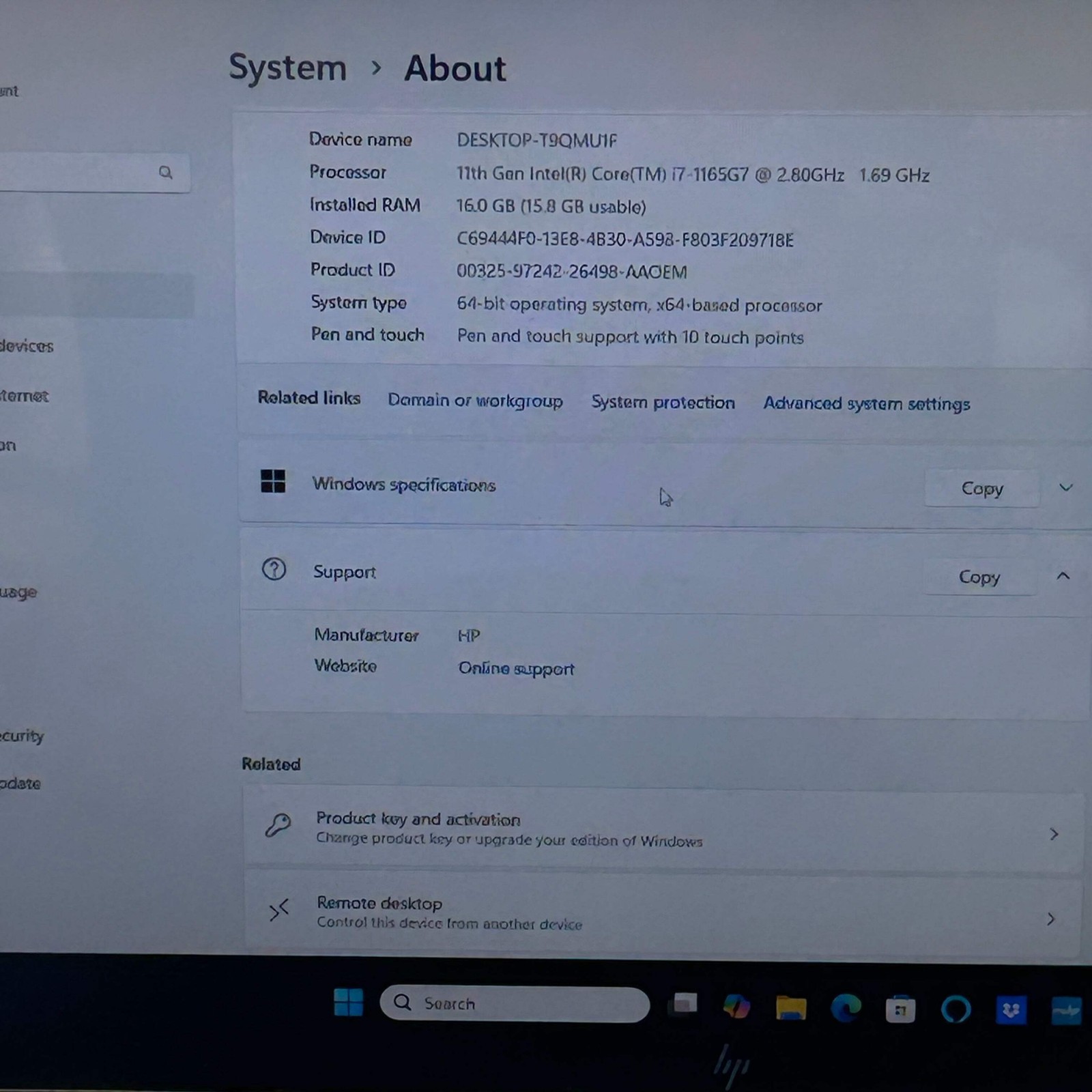 HP Envy X360 M Convertible 15.6-inch Core i7 16GB 512GB