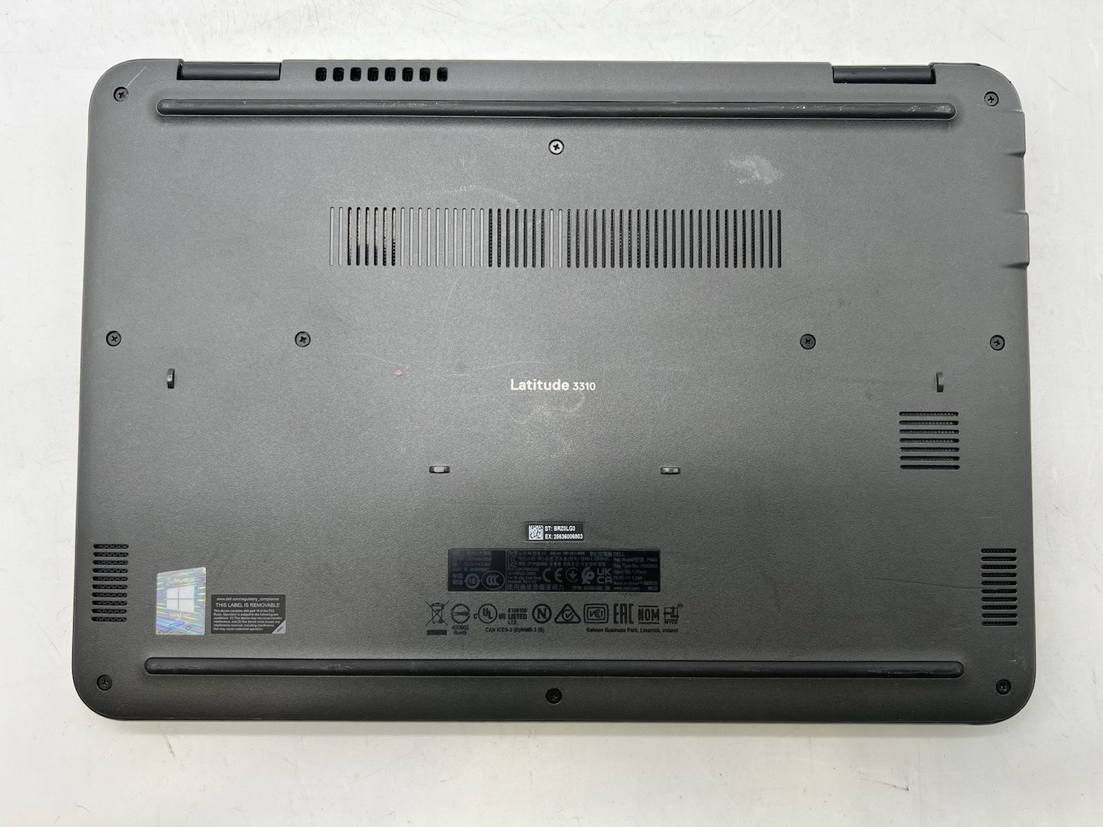 Dell Latitude 3310, i5-8265U CPU, @ 1.60GHz, 16GB RAM, 256GB NVMe-No OS/Adapter
