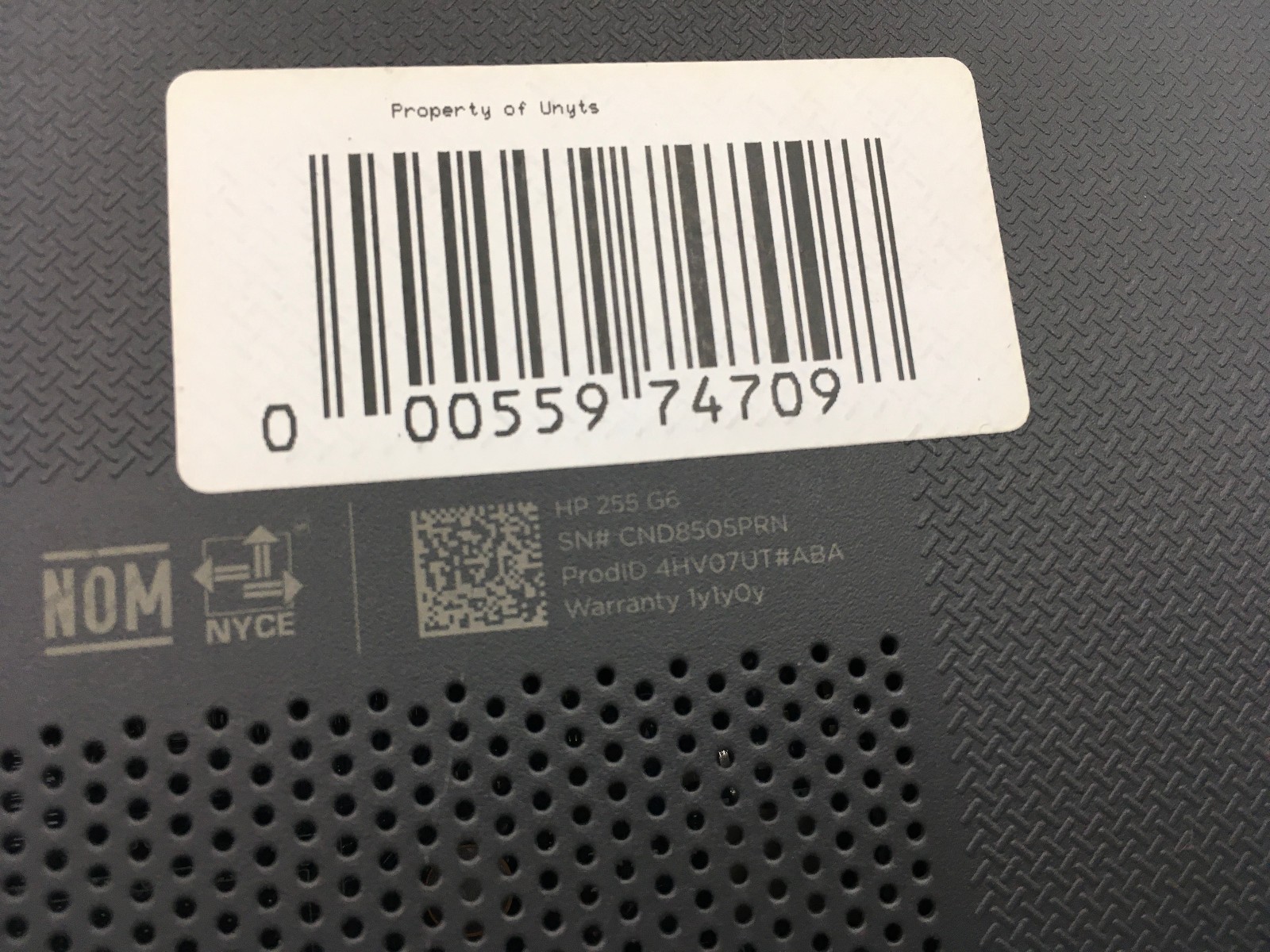HP 255 G6 – FOR PARTS/REPAIR – AMD E SERIES CPU – NO RAM -READ DESC-NO POWER- BB