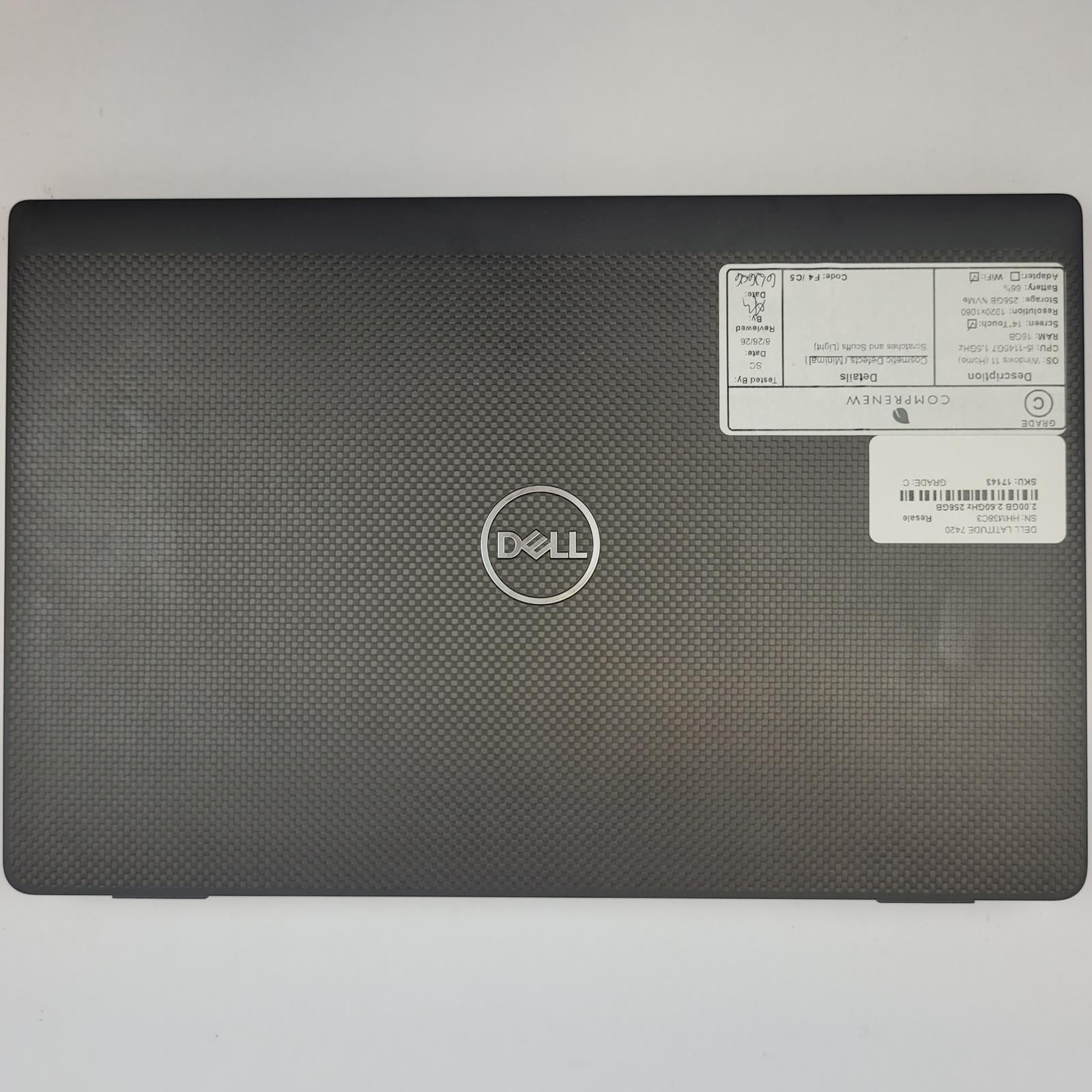 DELL LATITUDE 7420 Win 11 i5-1145G7 16GB RAM 256GB NVME | Grade C
