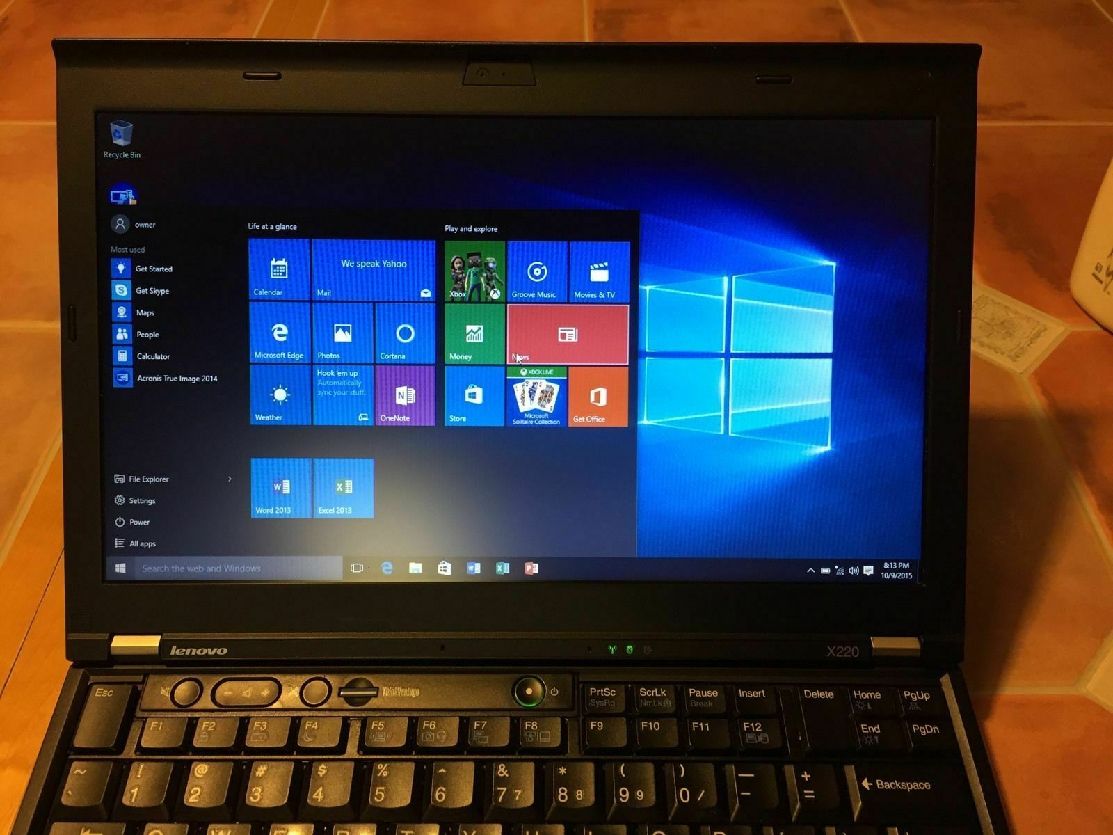 Lenovo ThinkPad Laptop X220 i7 8GB 256GB SSD Genuine Windows 10p Webcam
