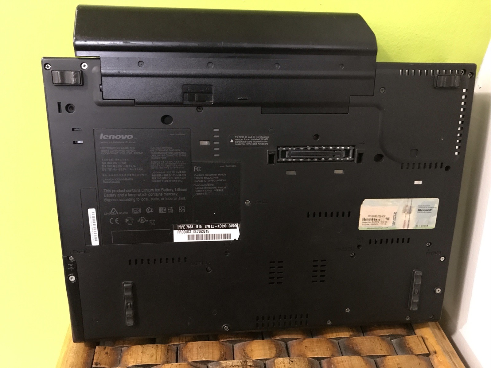 IBM Lenovo ThinkPad T61 14″ LCD T7300 2.00GHz 2GB RAM 112GB HDD Windows 10 PRO