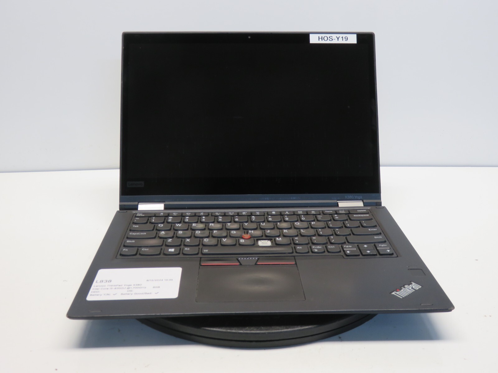 Lenovo ThinkPad Yoga X380 Intel Core i5-8350U 1.7 GHz 8GB NO HDD
