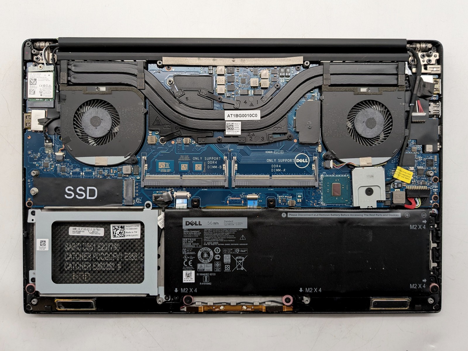 Dell PRECISION 5510 15″ UHD 4K Touch I7-6820HQ Quadro M1000M Motherboard *READ*