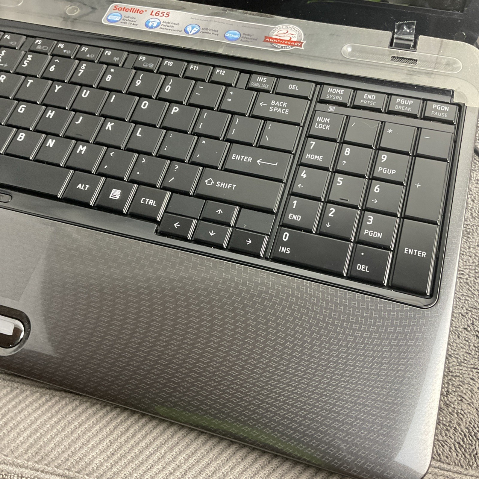 Toshiba Satellite L655-s5061 Working With Charger No Battery