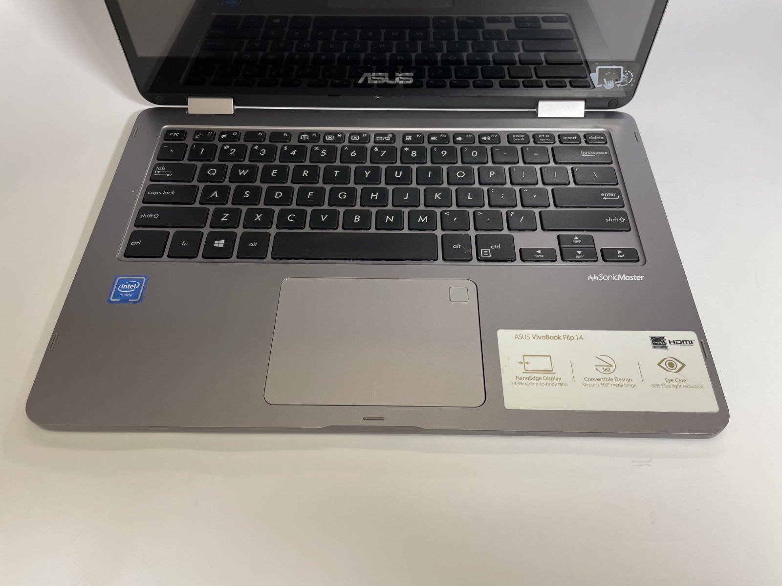Asus VivoBook Flip 14 J401M Celeron N4000 1.10GHz 4GB, 64GB Convertible 2-in-1