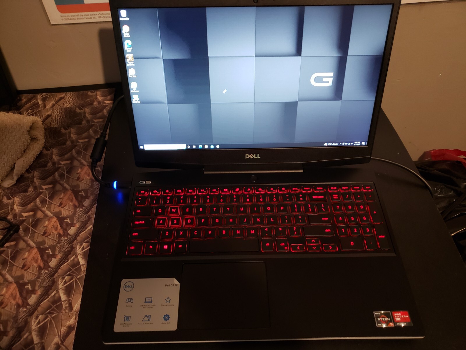 Dell G5 15 SE 5505 Gaming Laptop Ryzen 5 4600h | 8GB DDR4 | RX 5600m | 120Hz
