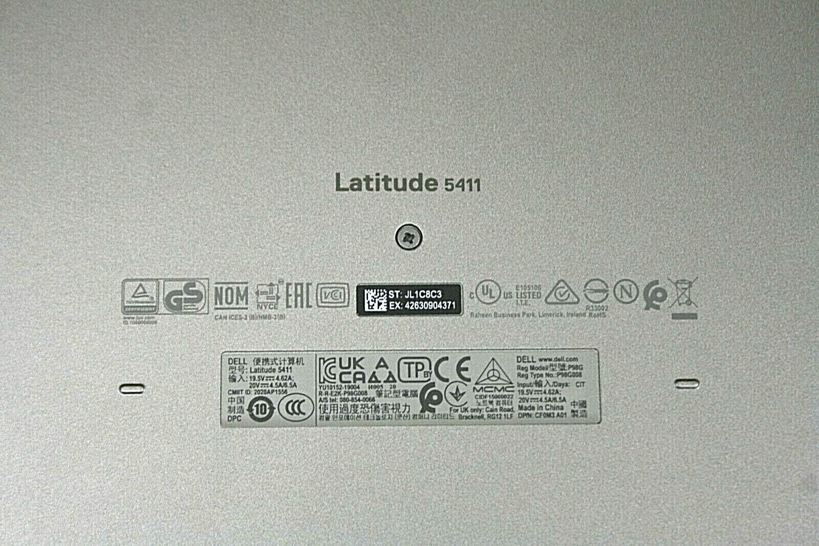 Dell Latitude 5411 14″ (512GB SSD, Intel Core i7 10th Gen., 5.10 GHz, 16GB)