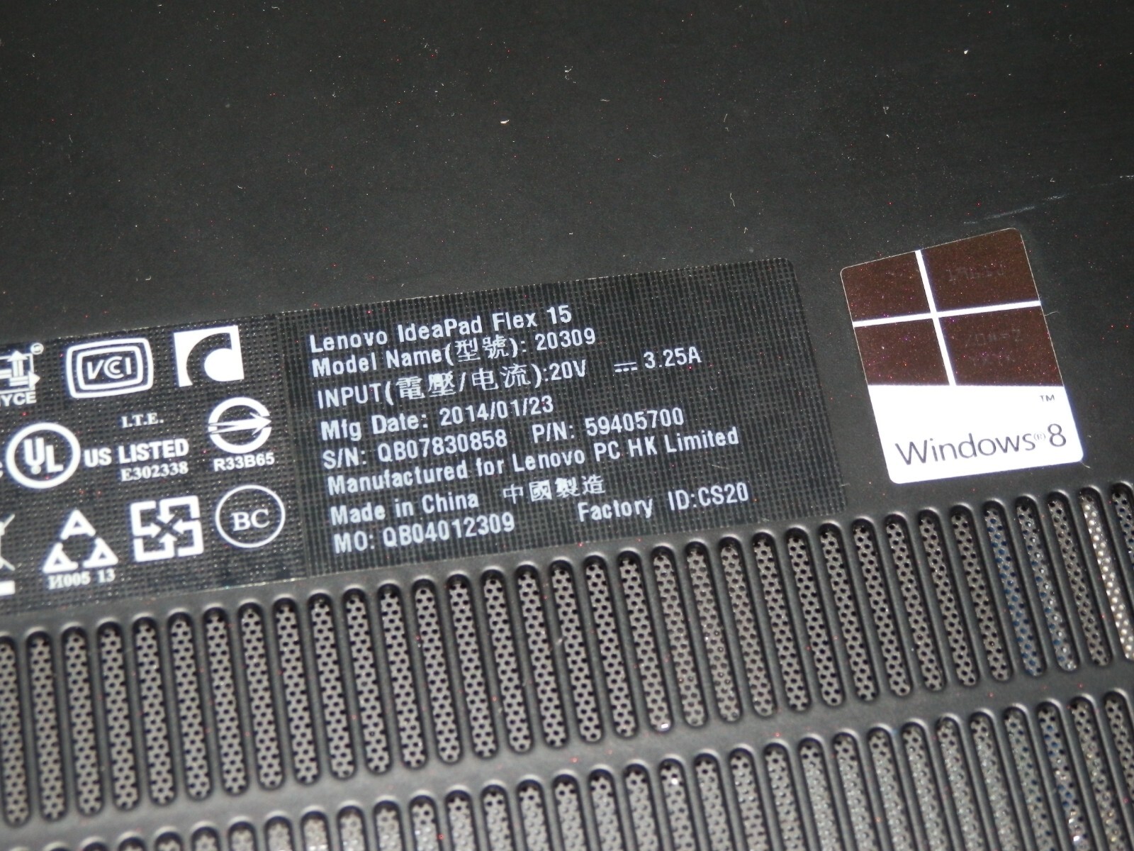 Lenovo Flex 15, Intel Pentium 3556, 4GB Ram, 500GB HDD, 15.6″ inch HD, Intel HD