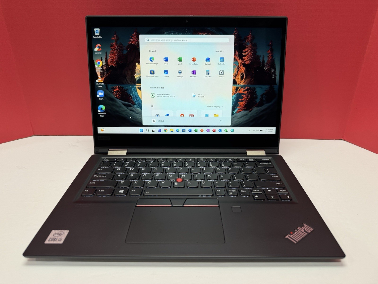 Lenovo THINKPAD X13 Yoga Gen 1 i5 10210U 1.6GHz 16GB RAM 256GB SSD 2 in 1 Touch