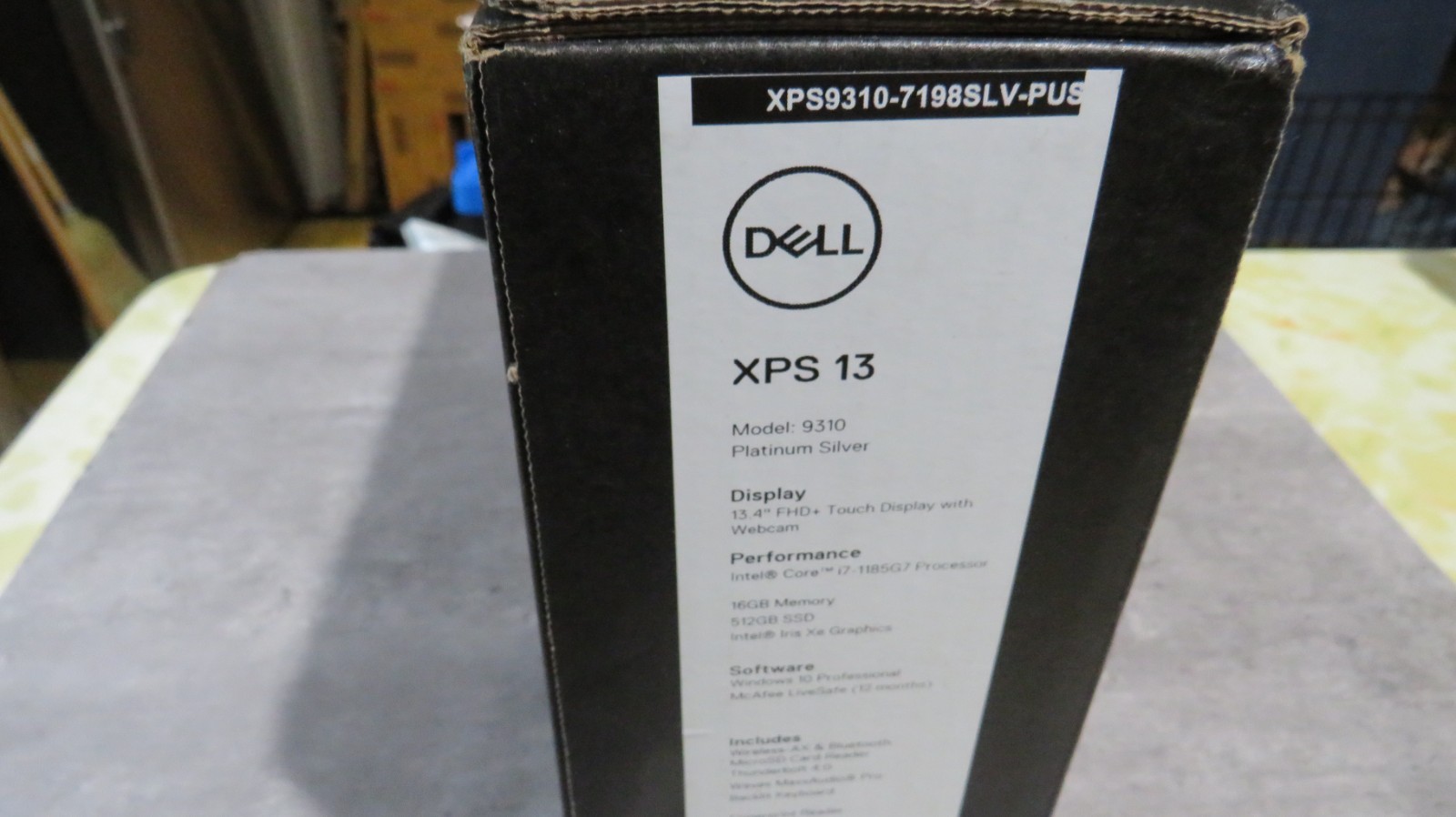 Dell XPS 13 9310 13.4″ 4k Touch (i7-1185G7, 16GB RAM, 512GB SSD, Win 10)