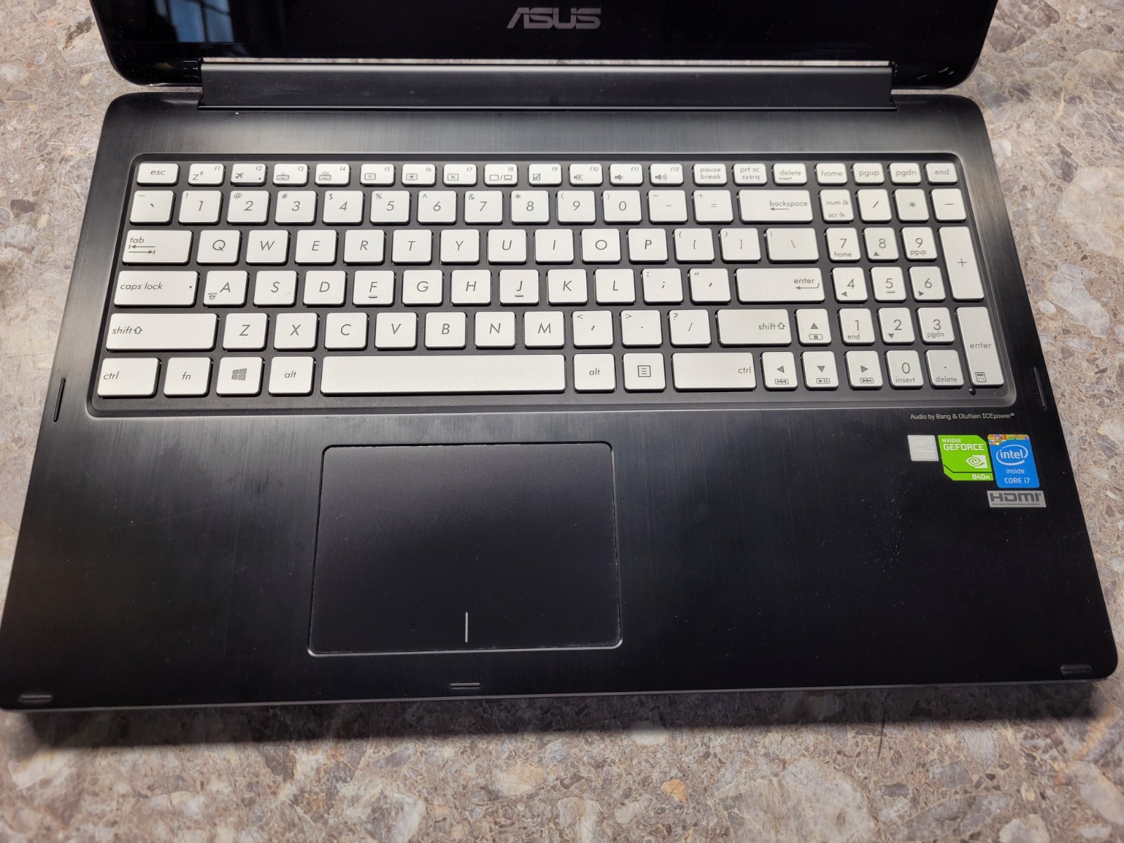 ASUS Q551L Laptop – i7-4510U, 8 GB RAM, NVIDIA 840M Touch WIN11 BAD BATTERY