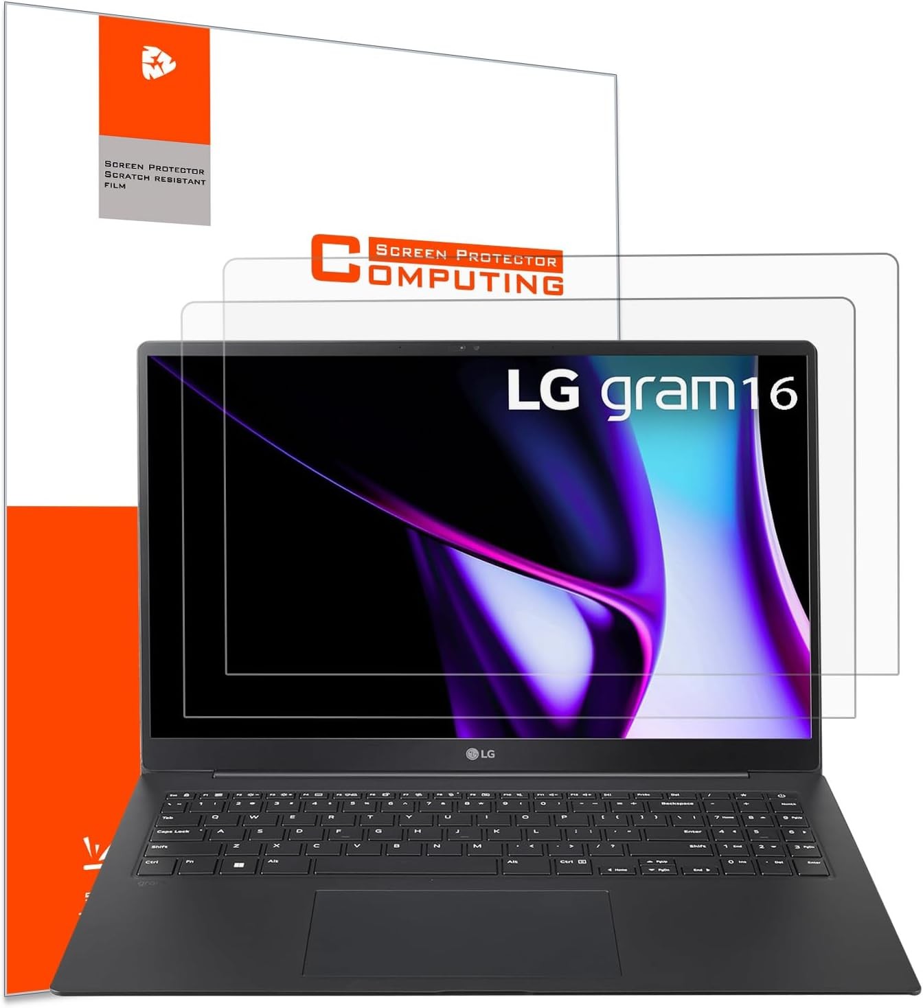 2 Pack 16 inch Anti Glare Screen Protector For LG gram 16 Laptop, Reduce Eyes St
