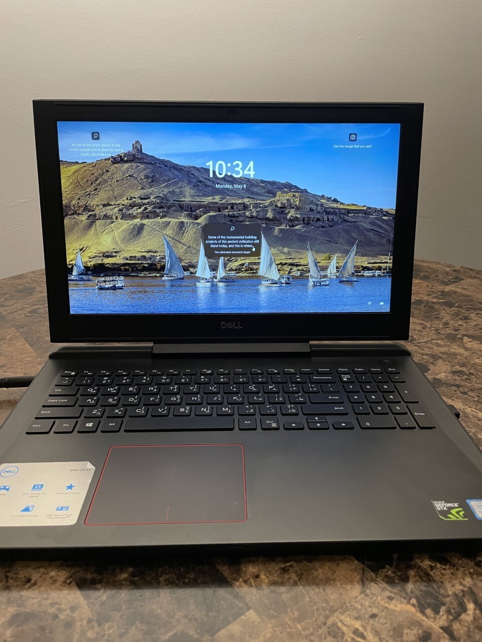 Dell G5 15 5587 15.6″ (1 TB + 128 GB, Intel Core i7 8th Gen., 3.90 GHz, 16…