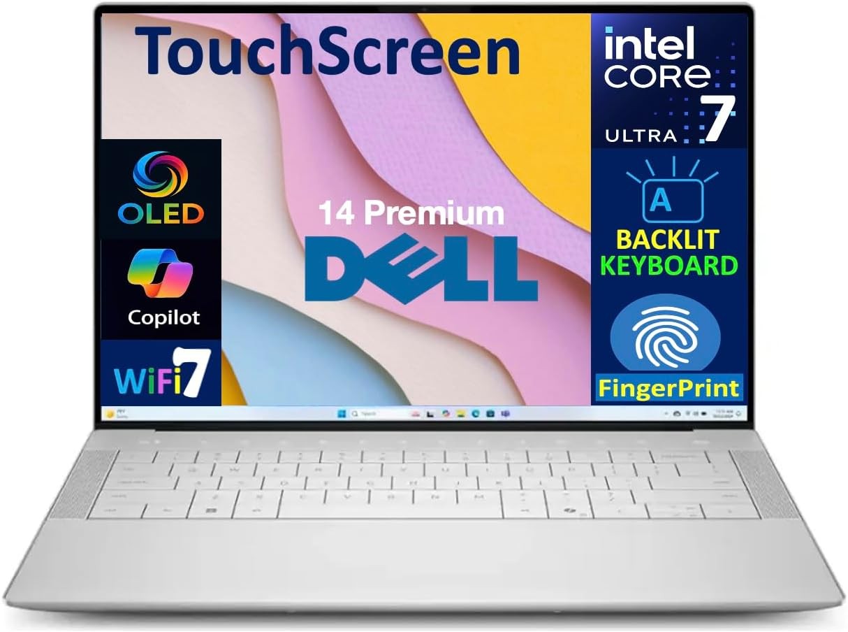 Dell 14 Premium XPS 14 Ultra 7 255H 32GB 1TB SSD 14.5″ OLED 3.2K Touch RTX 4050