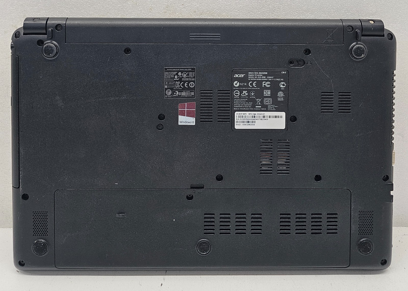 Acer Aspire V5-561P-6675 15.6″ Laptop Intel Core i5-4200U 4GB Ram NO HD/OS (FL)