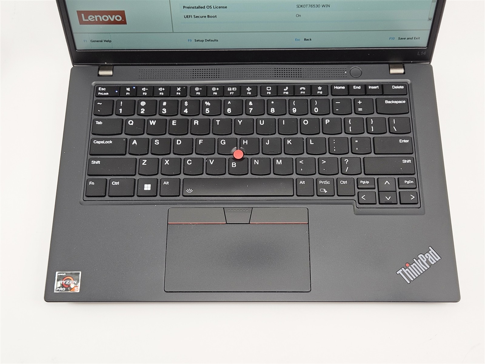 Lenovo ThinkPad L14 Gen 4 14″ AMD Ryzen 5 Pro 7530U 16GB RAM No Storage FHD