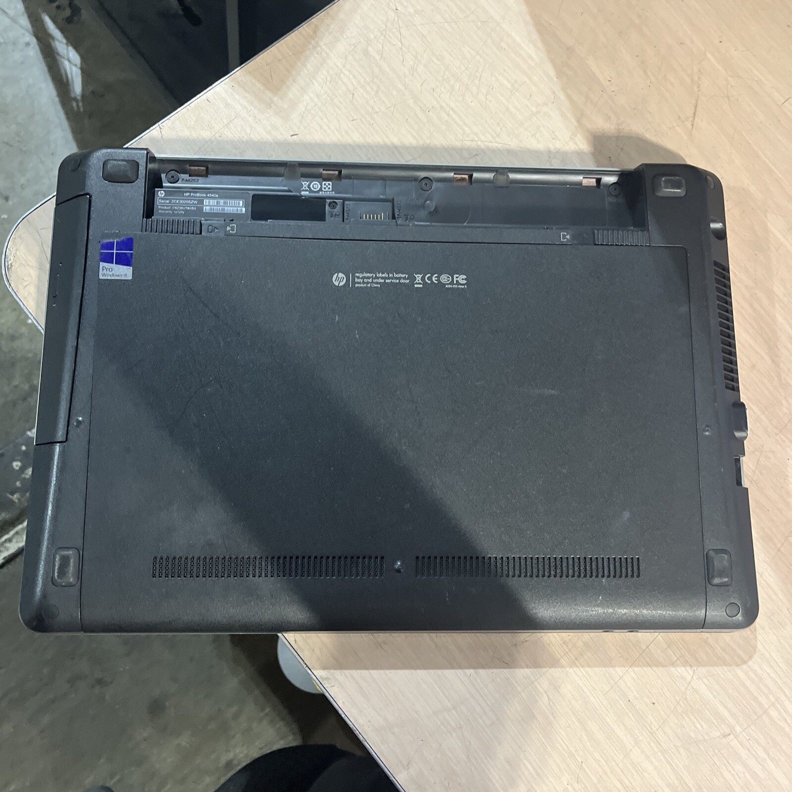 HP PROBOOK 4540S INTEL CORE I3-3110M 2.40GHZ 4GB RAM NO HD 4