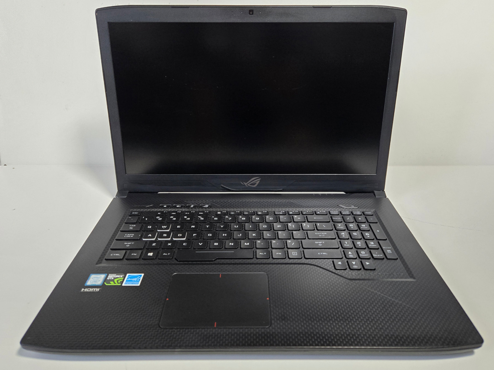 ASUS ROG Strix GL703GE 17.3 120Hz i7-8750H GTX 1050Ti 32GB RAM 4TB Win11 AS-IS