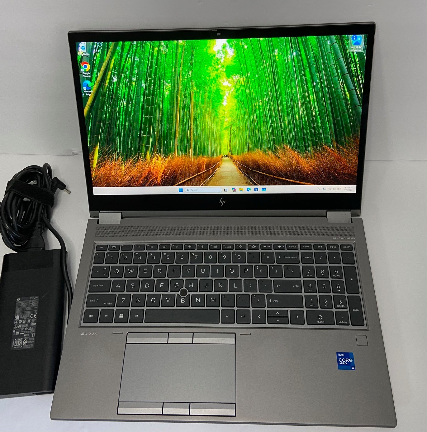 HP ZBook Fury G8 i7-11850H 2.5GHz 16GB 256GB – Nvidia T1200 – Windows 11 -READ!