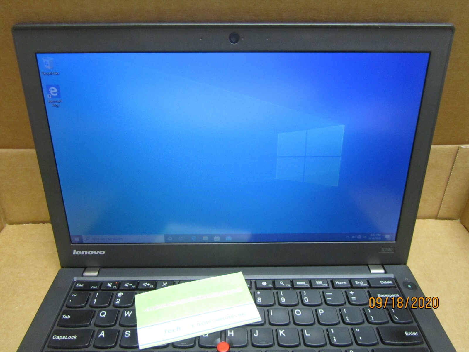 20AMS32U0H ThinkPad x240 i7-4600U 8GB 128GB SSD 12.5″ HD 1366×768 Win10 Pro