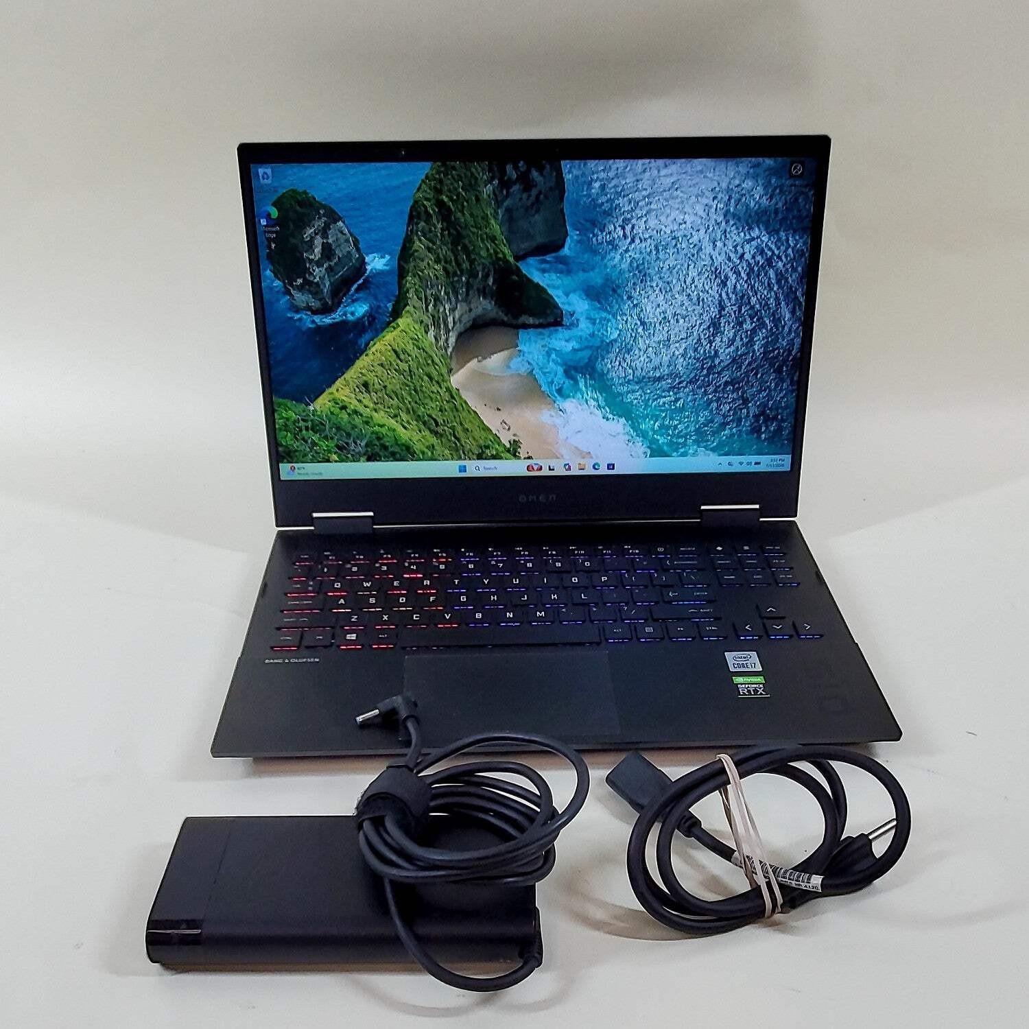 HP Omen 15-EK1013DX 15.6″ i7-10750H 2.6GHz 16GB RAM 512GB SSD GeForce RTX 3070