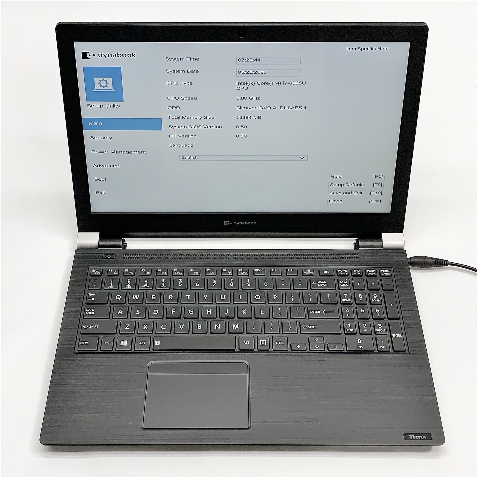 Dynabook Tecra A50-F Laptop Intel Core i7 8565U 1.80GHZ 15.6″ HD 16GB RAM NO HDD