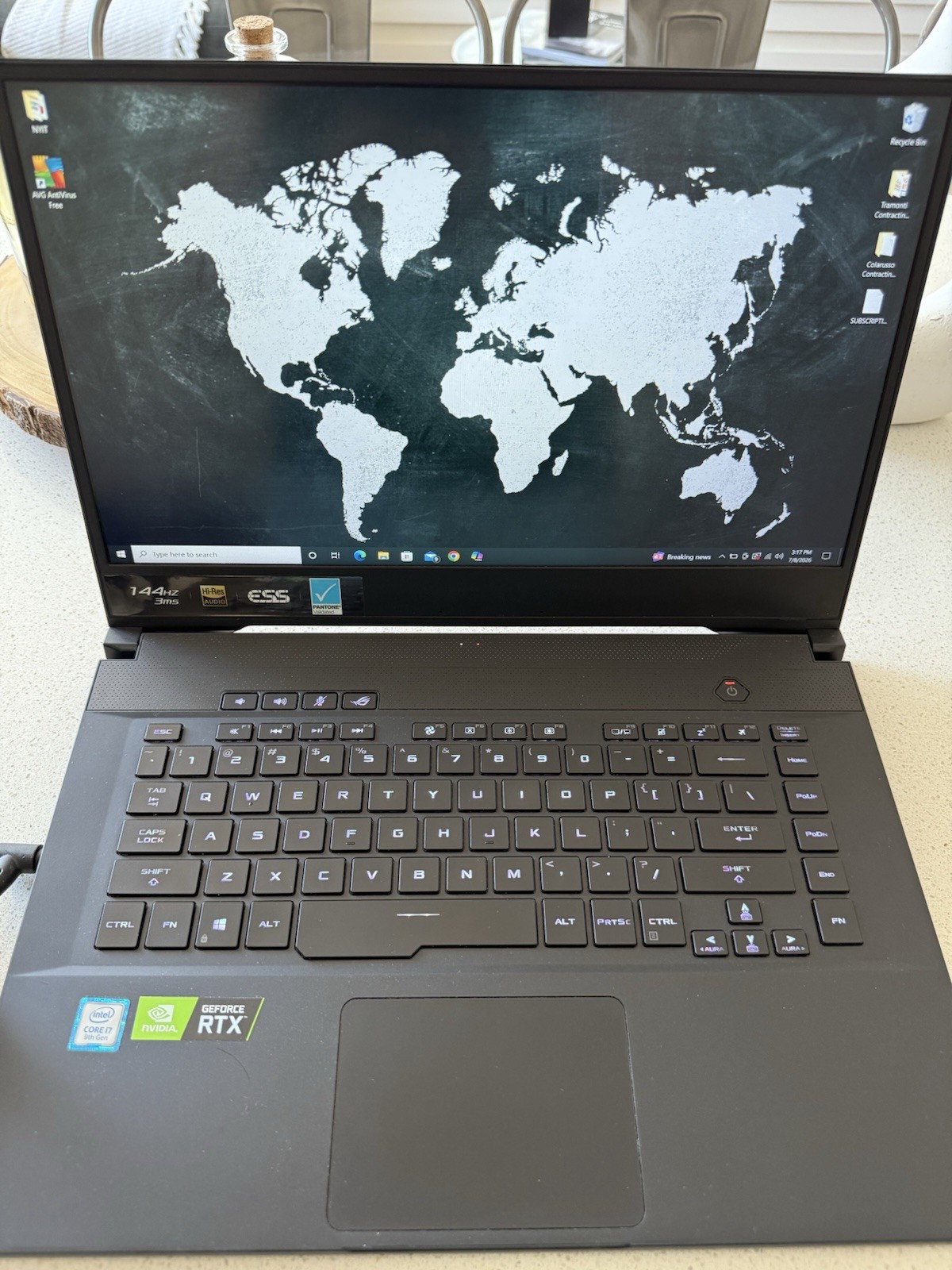 ASUS ROG Zephyrus 16.5in i7-9750H 16GB NVIDIA GeForce RTX Win10