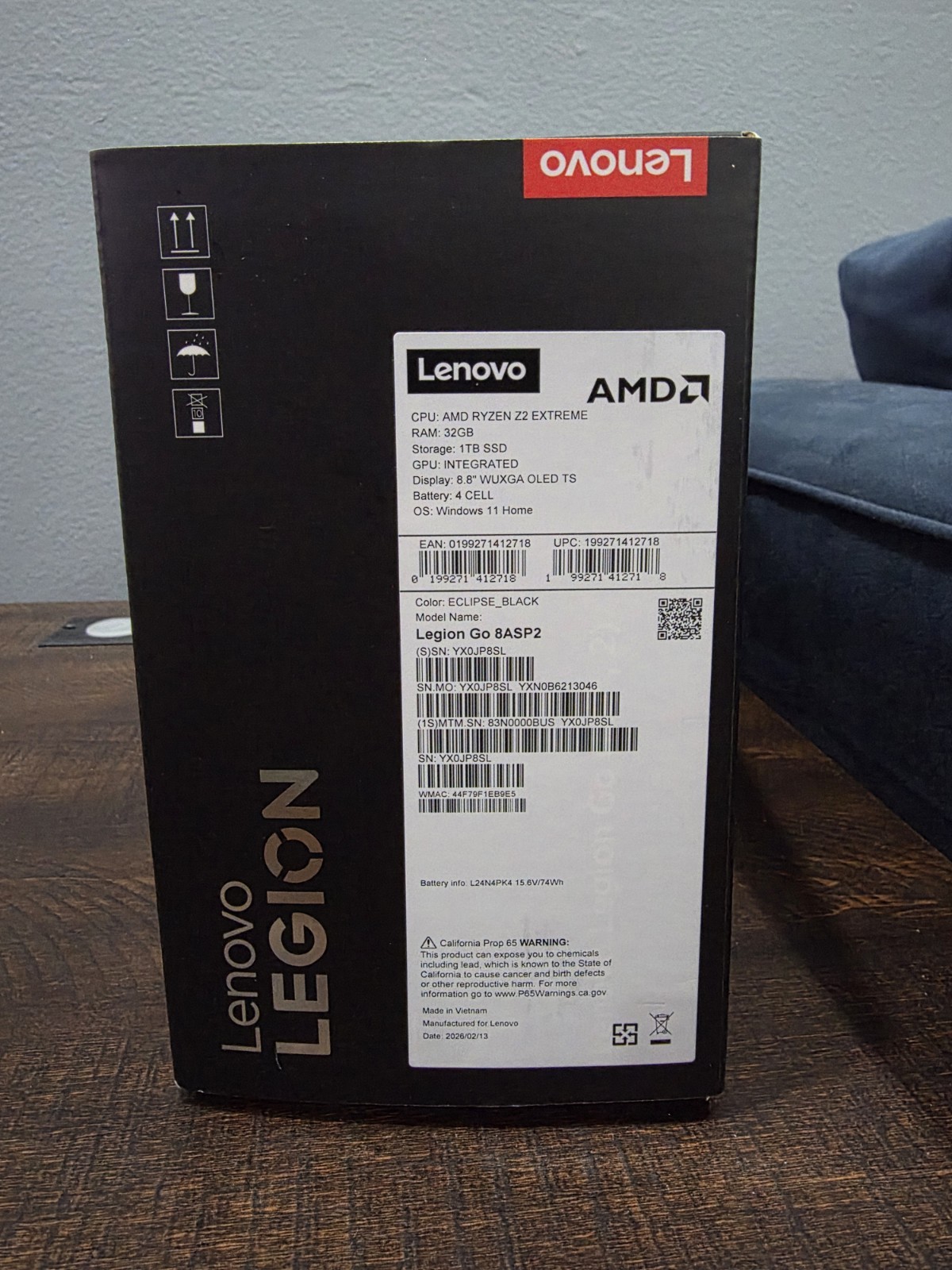 Lenovo Legion Go 2 8.8″ 144Hz OLED AMD Ryzen Z2 Extreme 32GB 1TB – NEW OPEN BOX