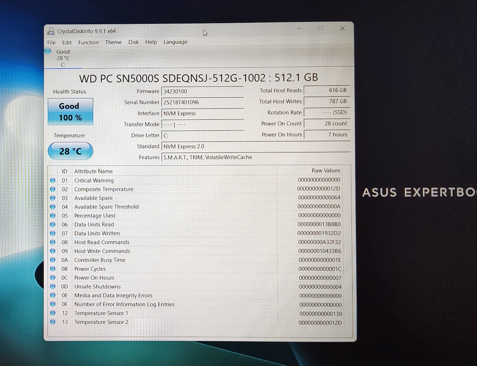 2025 Asus ExpertBook P1 FHD 15.6″ i7-13620H 16GB RAM 512GB SSD Win11 Pro Laptop