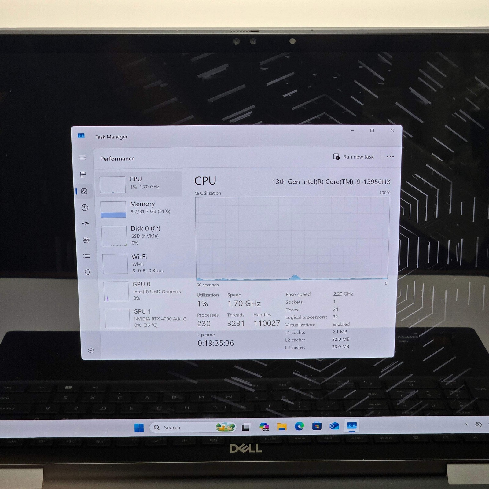 Dell Precision 7680 16″ Touch Laptop Core i9 vPro 13th Gen 32GB 1TB RTX 4000 Ada