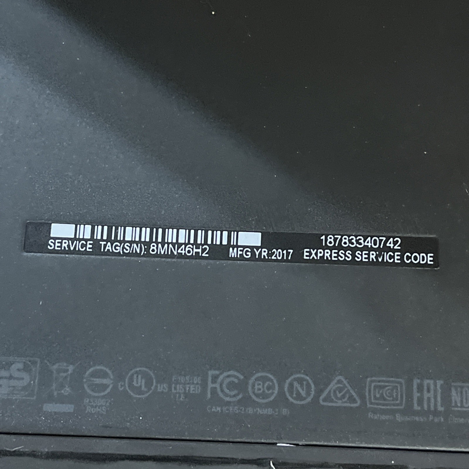 DELL LATITUDE 5289 INTEL CORE I5-7300U 2.60GHZ 8GB RAM NO HD .