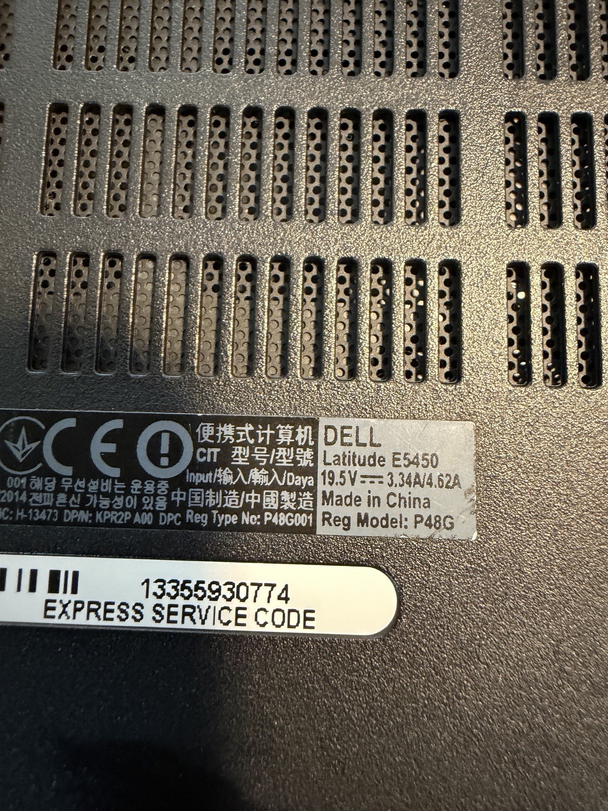 Dell Latitude E5450 Laptop And Case logic Laptop Bag