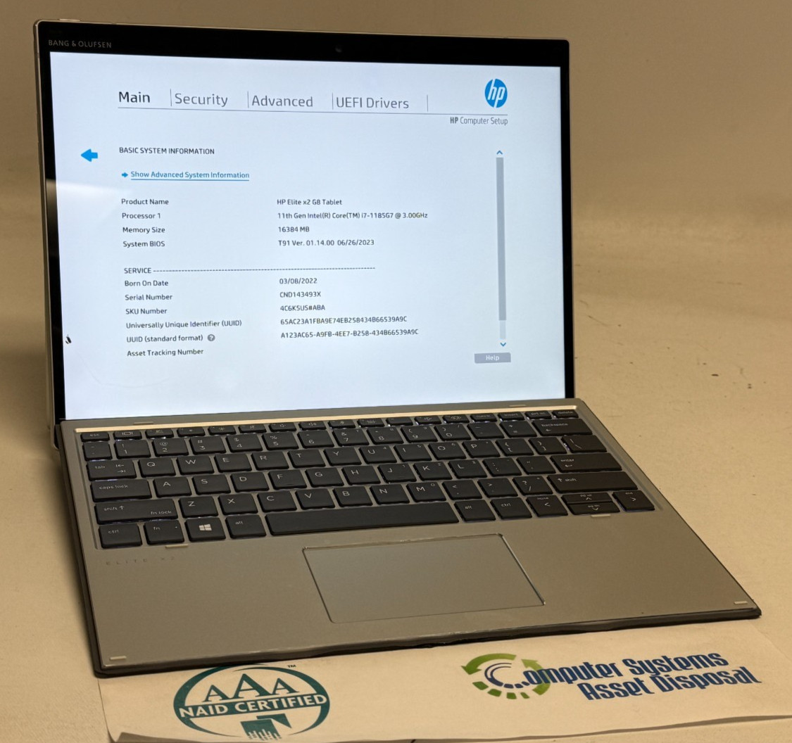 HP Elite x2 G8 2in1 13″ (i7-1185G7 3.0GHz – 16GB RAM – 512GB SSD – Win11Home)