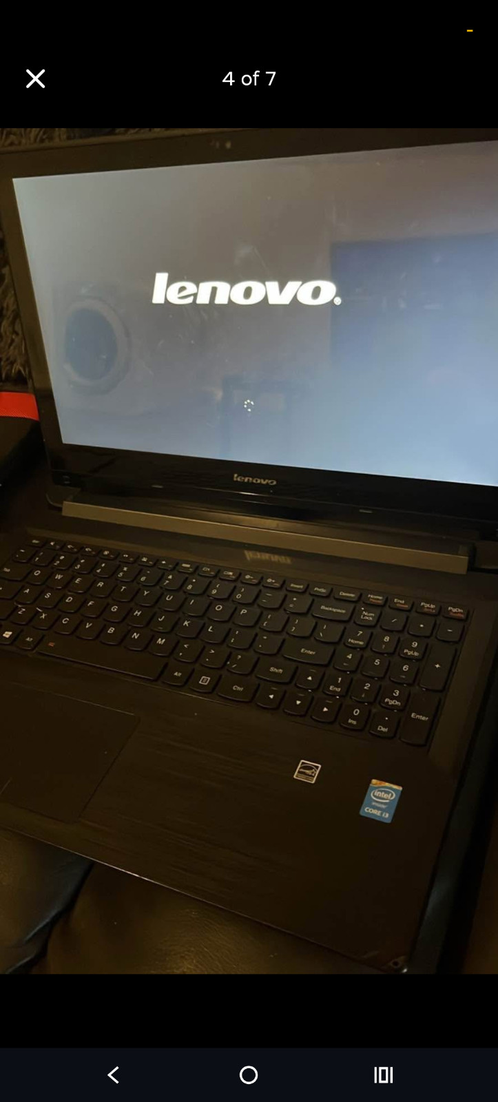 Lenovo Flex-15 Cereliac Intel Core i3 N3530 windows 10 installed