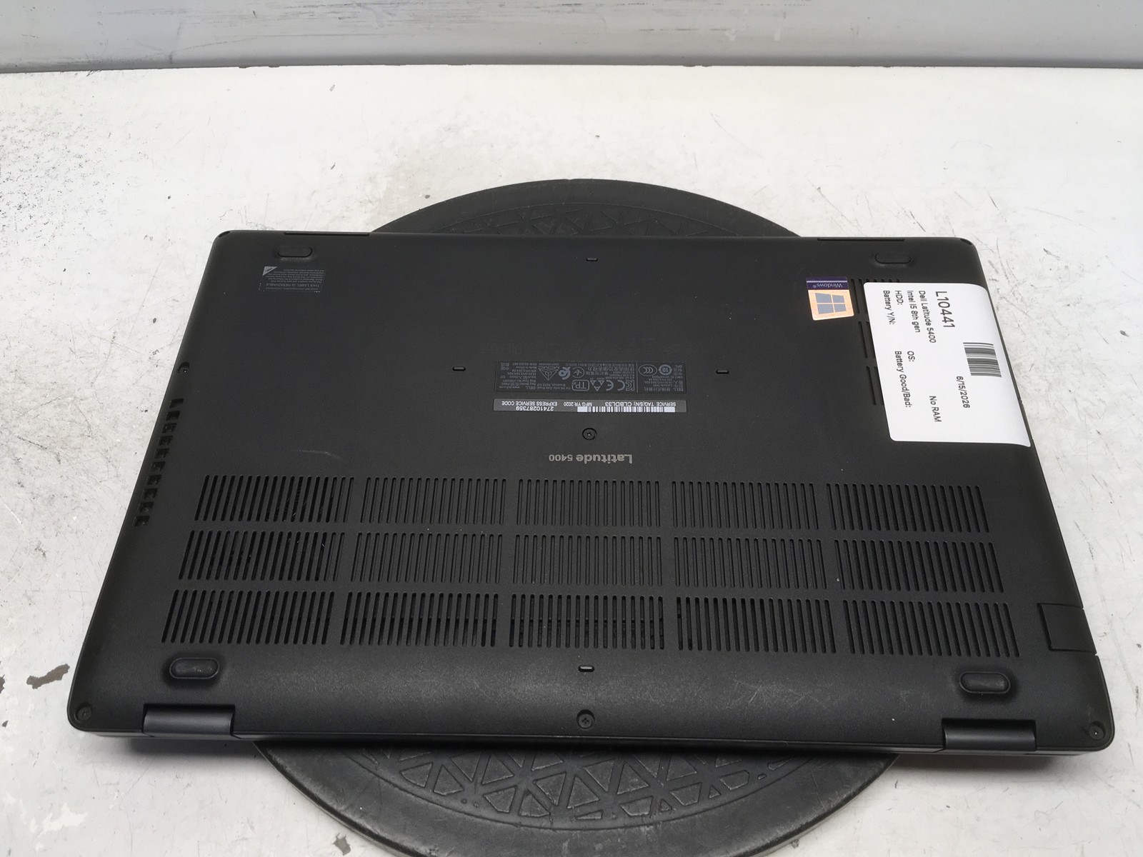 Dell Latitude 5400 Intel i5 8th Gen NO RAM NO HDD NO BATT – FOR PARTS