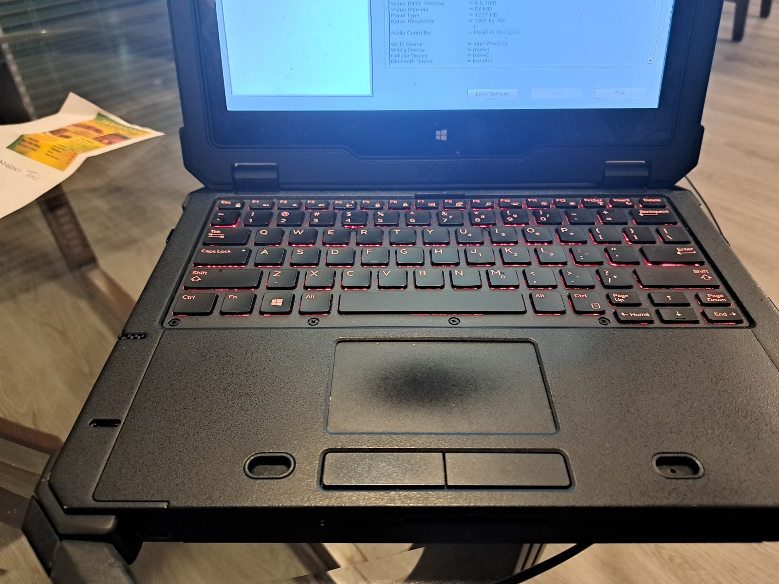 Dell Latitude 12 Rugged Extreme 7204 Intel i5-4310U|8GB RAM|NO SSD|NO CHARGER