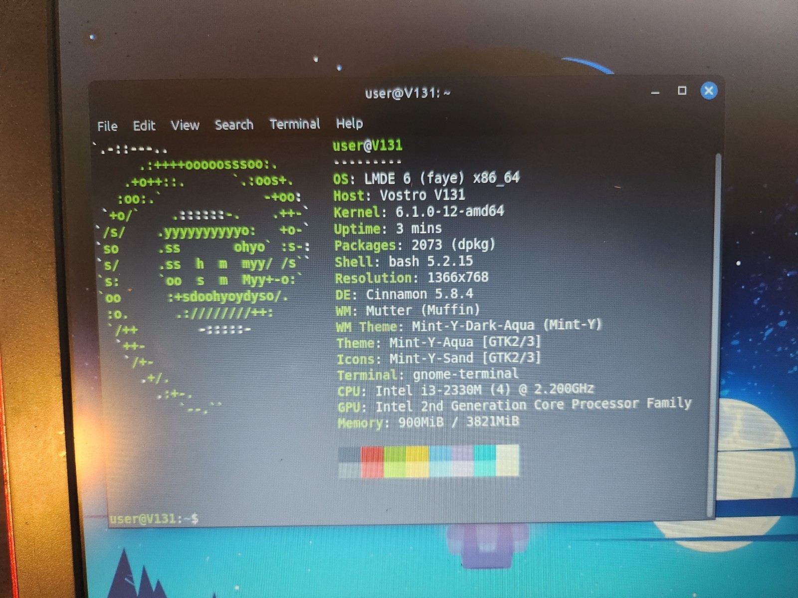Dell Vostro V131 / Intel i3-2330M / 4GB RAM / 128GB SSD
