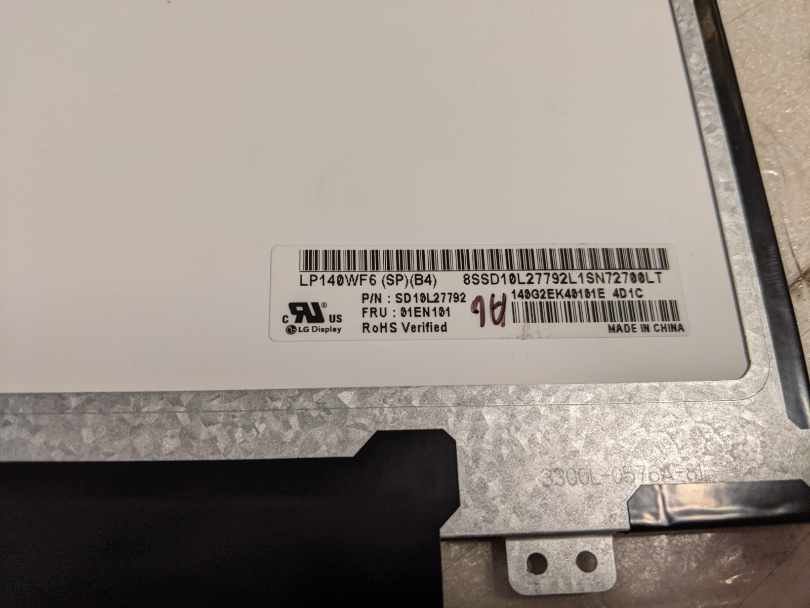 Lenovo Thinkpad T460s 14″ Matte Screen LG Display LP140WF6 (SP)(B4) – Tested