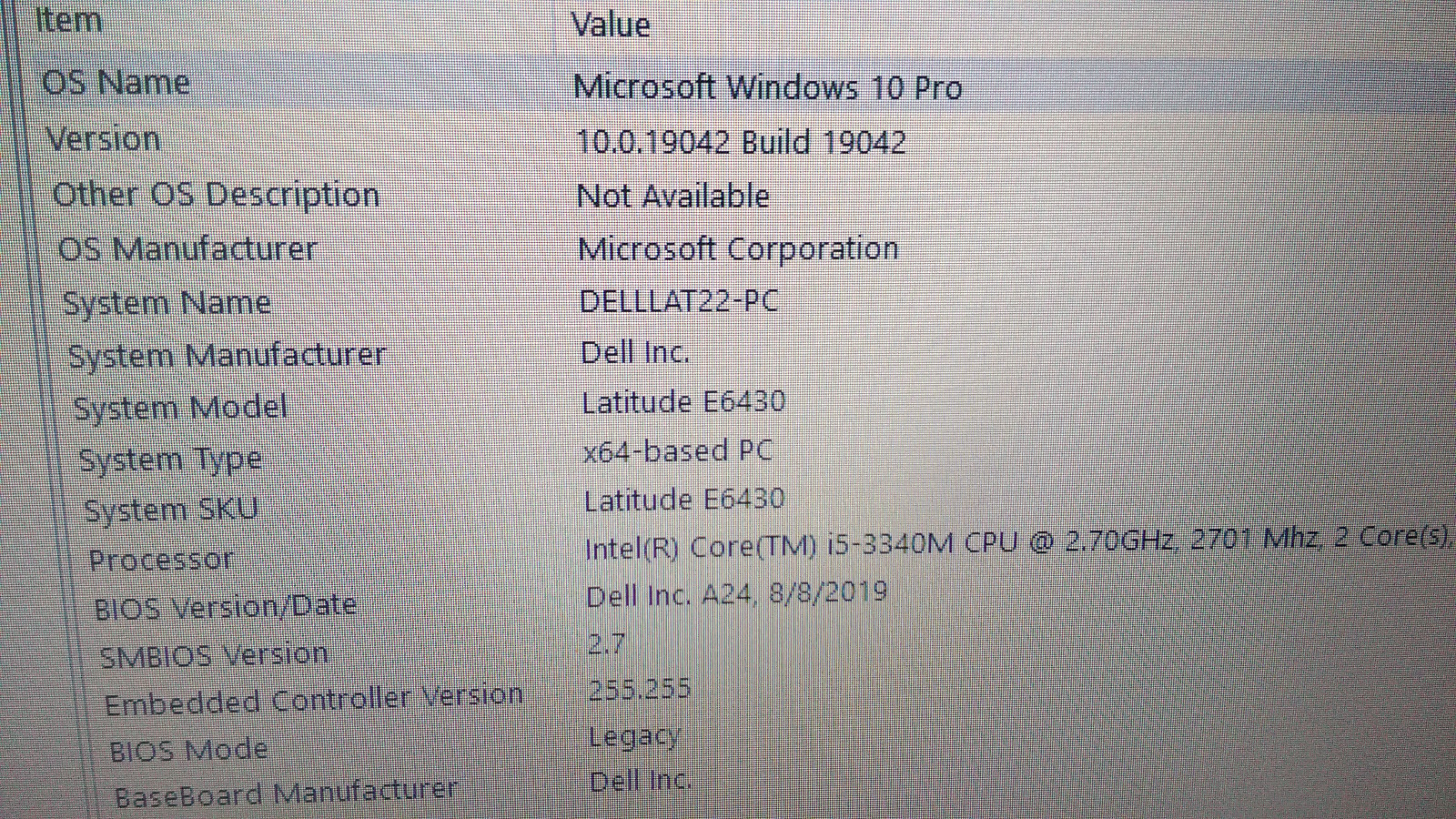 Dell Latitude E6430 i5-3340M 8GB Rams -128GB SSD Windows 10 Pro 64 Bit