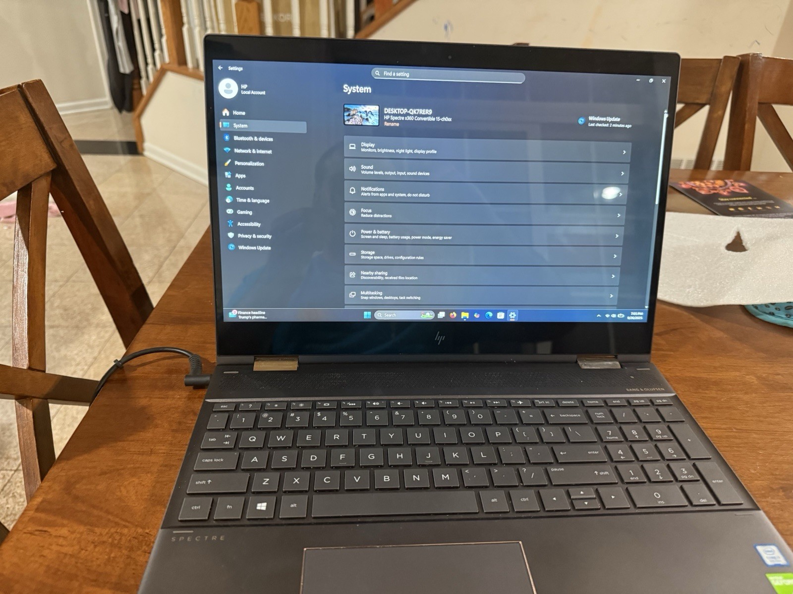 2019 Flagship HP Spectre X360 15.6″ 4K IPS 2-in-1 Touchscreen Laptop Windows 11
