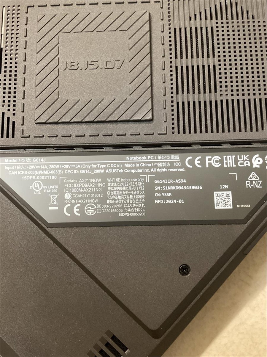 ASUS ROG Strix G16 Gaming Laptop RTX 4060 i9-14900HX 16G