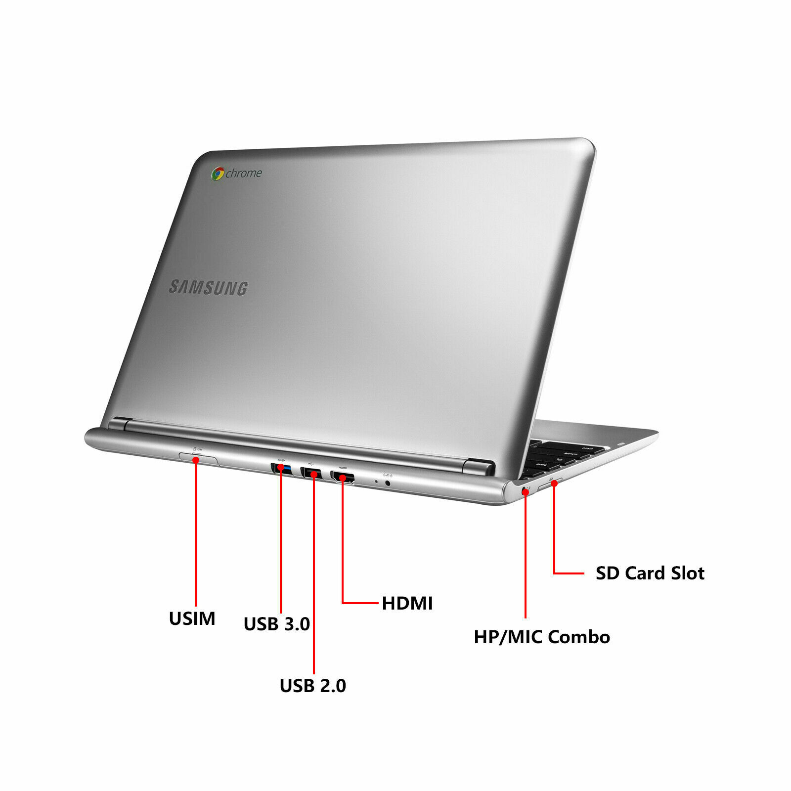 Samsung Laptop Chromebook Dual-Core 1.7GHz 2GB 16GB XE303C12-A01US Exynos 5