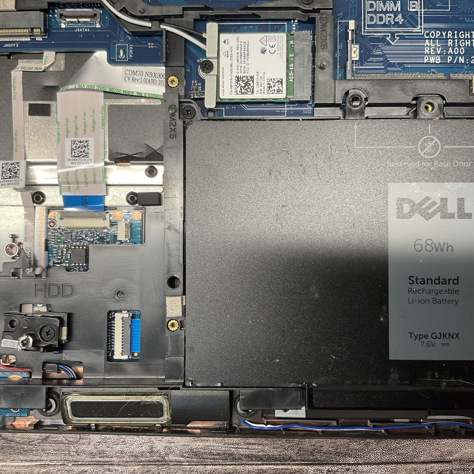 Dell Latitude 5490 / i5 8th Gen / BIOS Unlocked / Cracked Screen / No SSD / O10