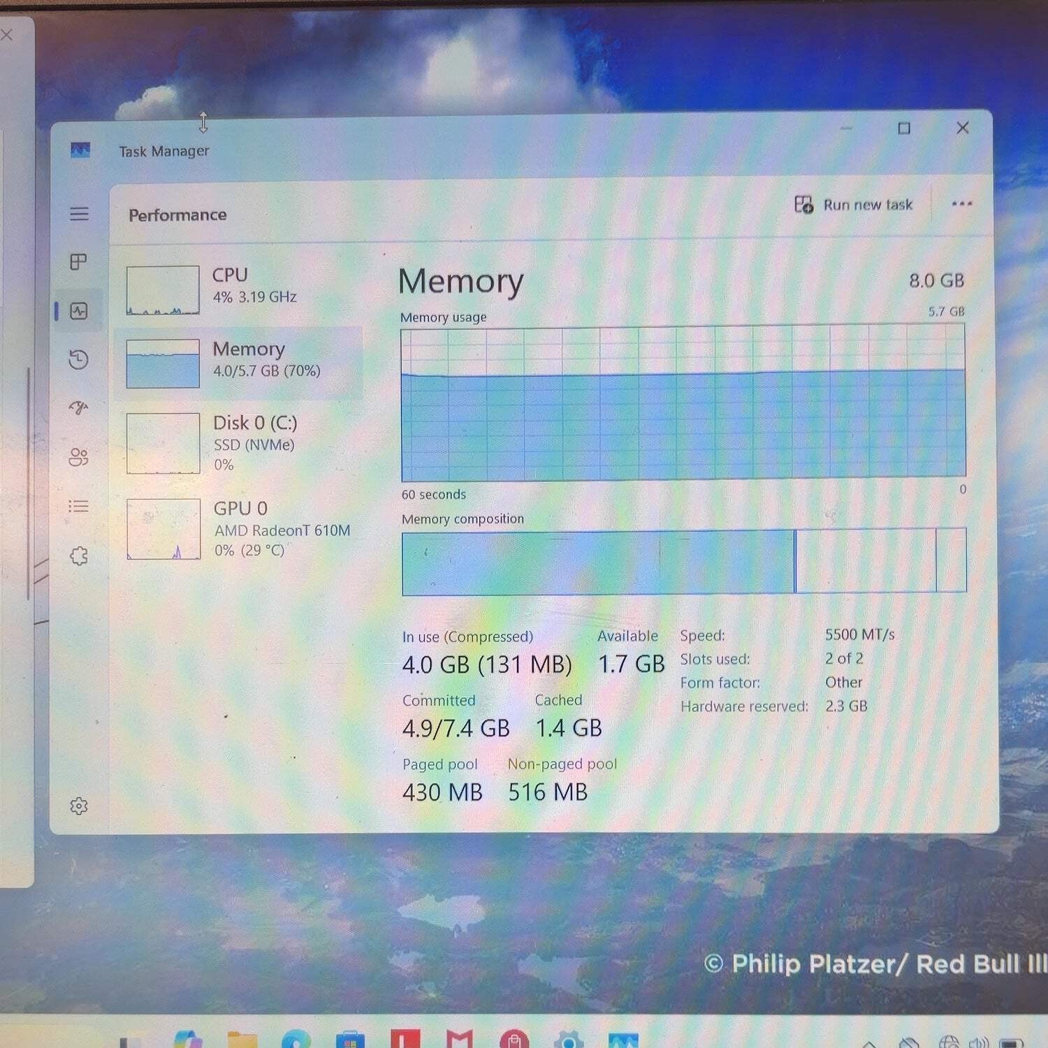 Lenovo IdeaPad 1 15AMN7 15.6″ Ryzen 5 7520U 2.8GHz 8GB RAM 256GB SSD AMD Radeon